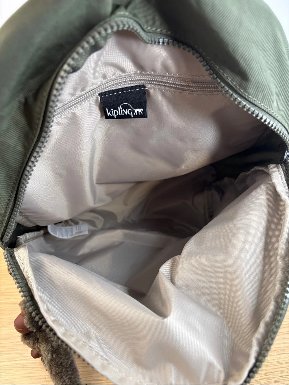 Kipling Queenie Small Backpack in the color Jaded Green Tonal NWOT‎